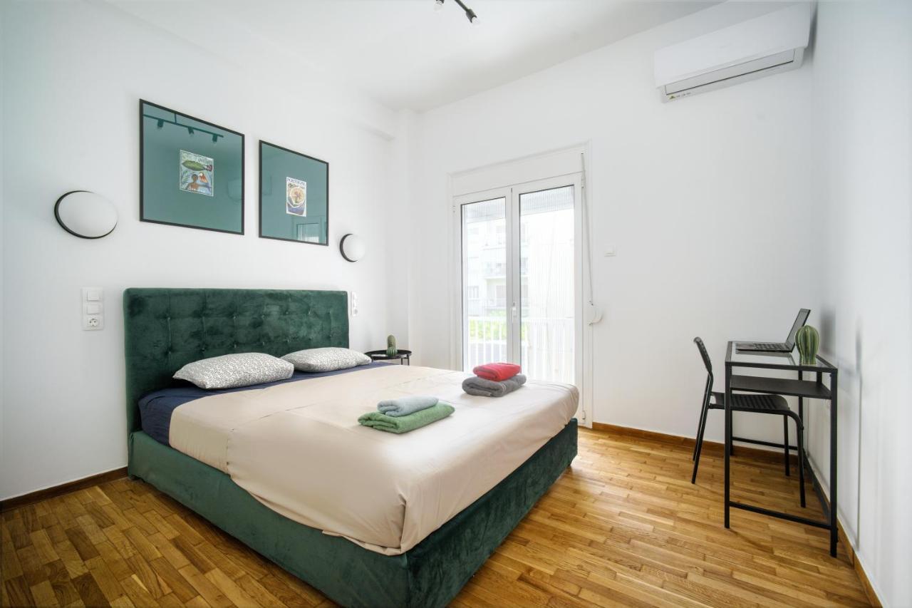 Majestic Flat With Huge Terrace In The City Center Atény Exteriér fotografie