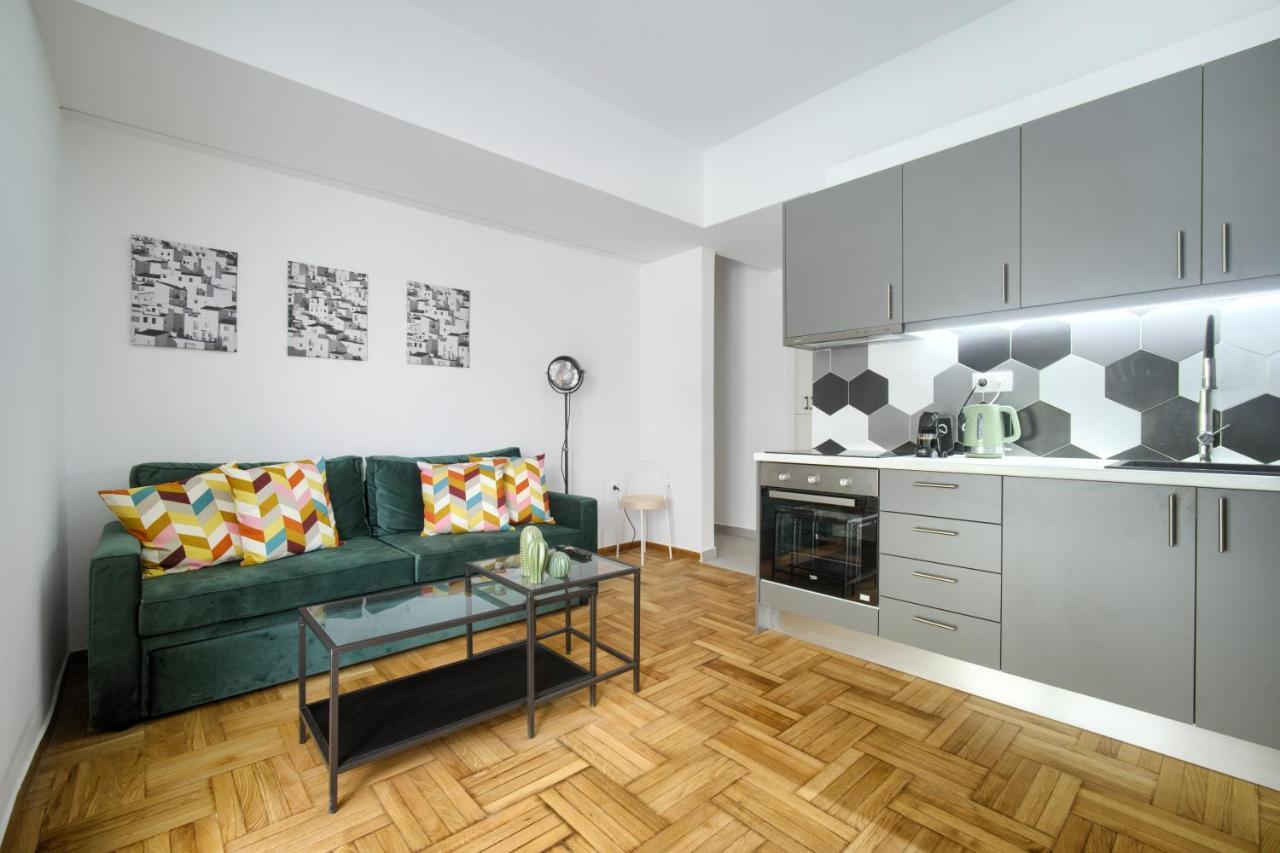 Majestic Flat With Huge Terrace In The City Center Atény Exteriér fotografie