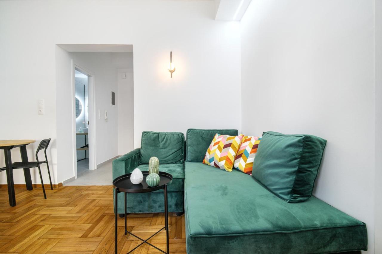 Majestic Flat With Huge Terrace In The City Center Atény Exteriér fotografie