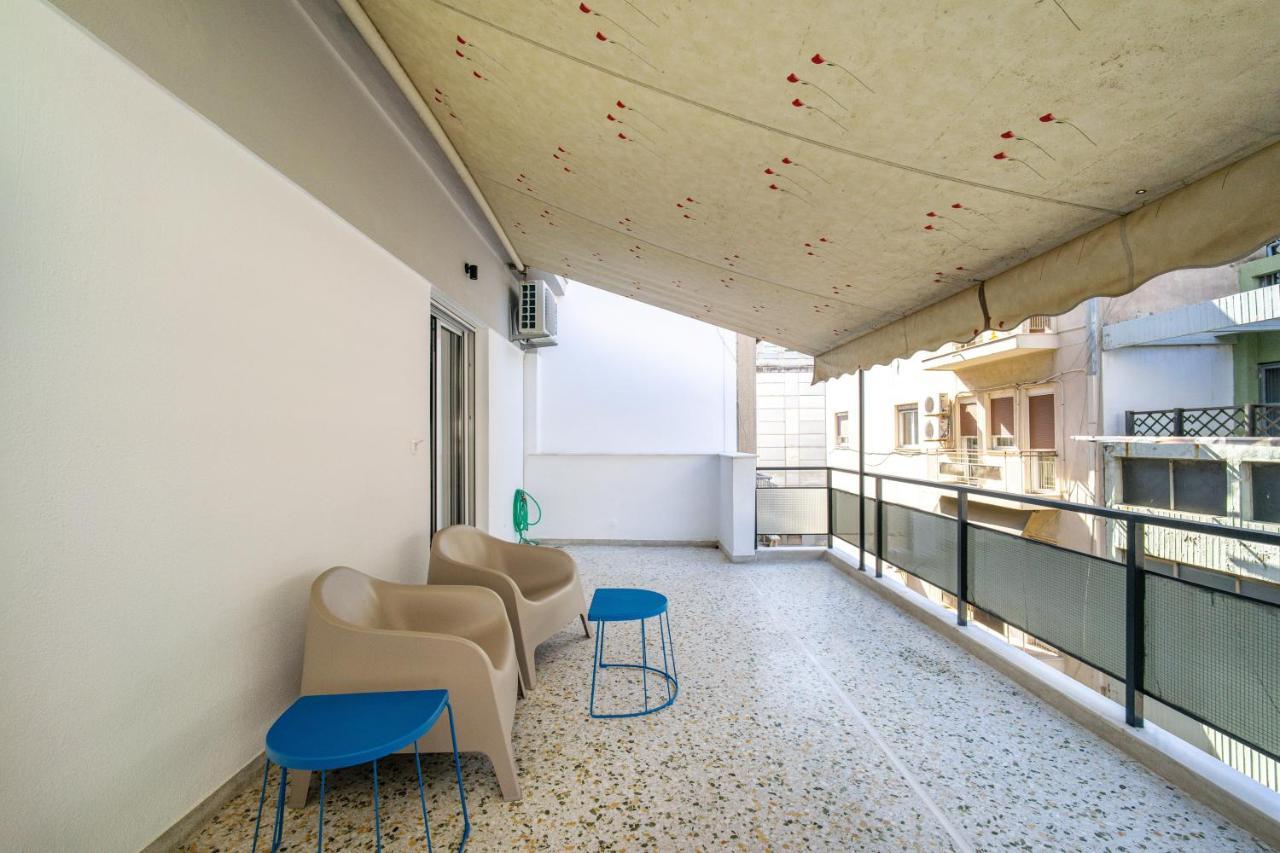 Majestic Flat With Huge Terrace In The City Center Atény Exteriér fotografie